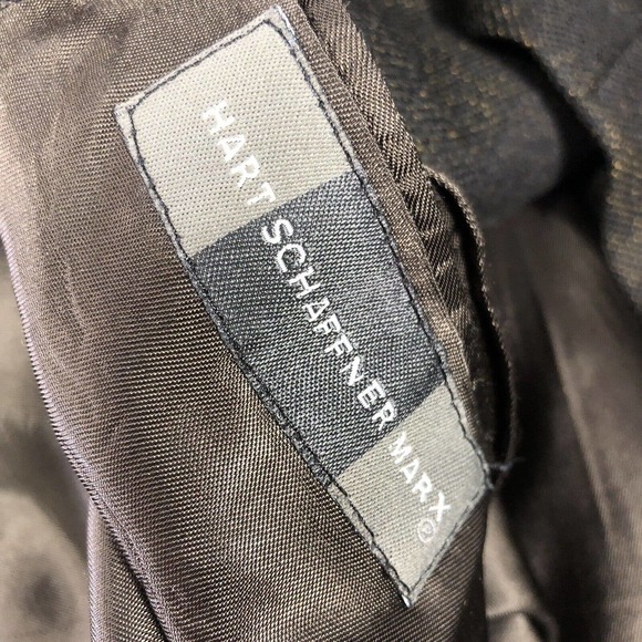 HART SCHAFFNER MARX SUIT JACKET BLAZER SPORTS COAT 42XL WOOL 3 BUTTON USA MADE - Picture 13 of 15